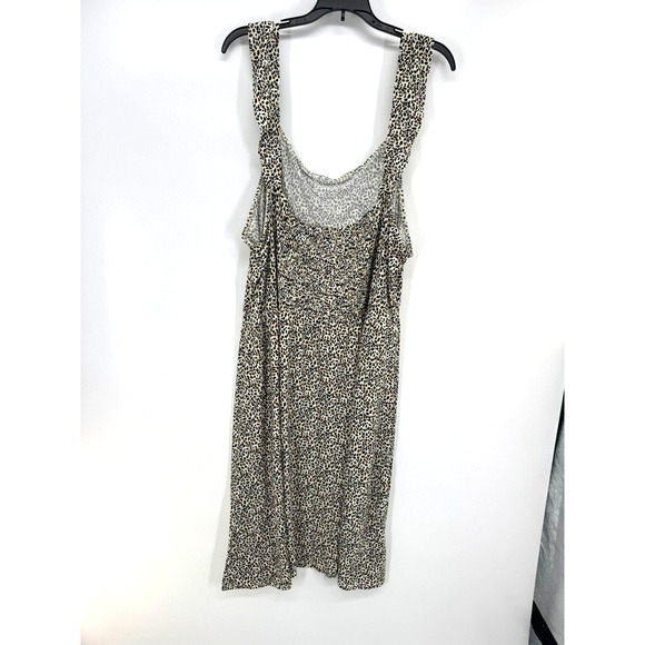 Maurices Womens Animal Print Scoop Neck Nightgown Size 3X White/Black NWOT - Picture 2 of 3